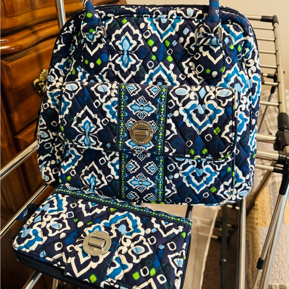 Vera Bradley Shoulder Bag and wallet Set
